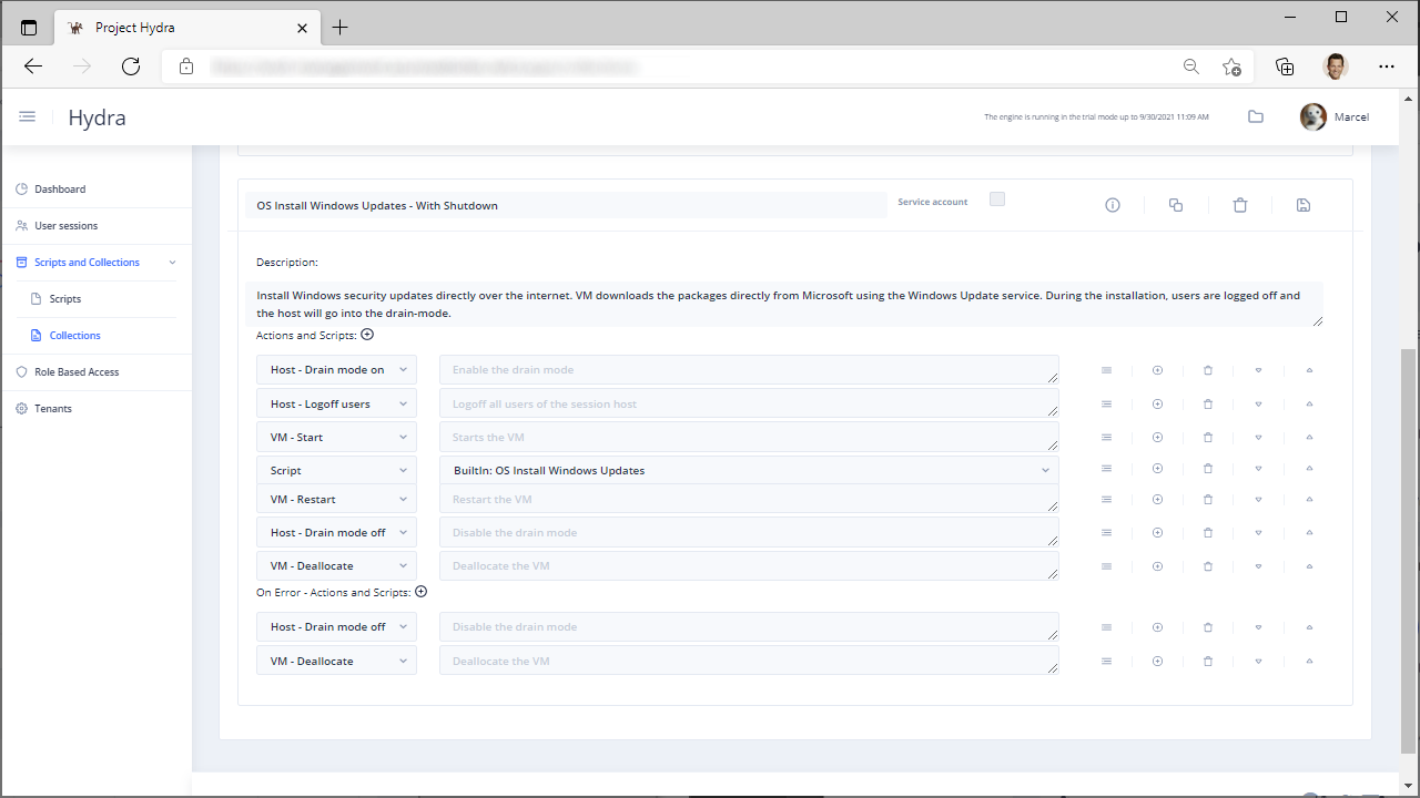 Screenshot of Hydra