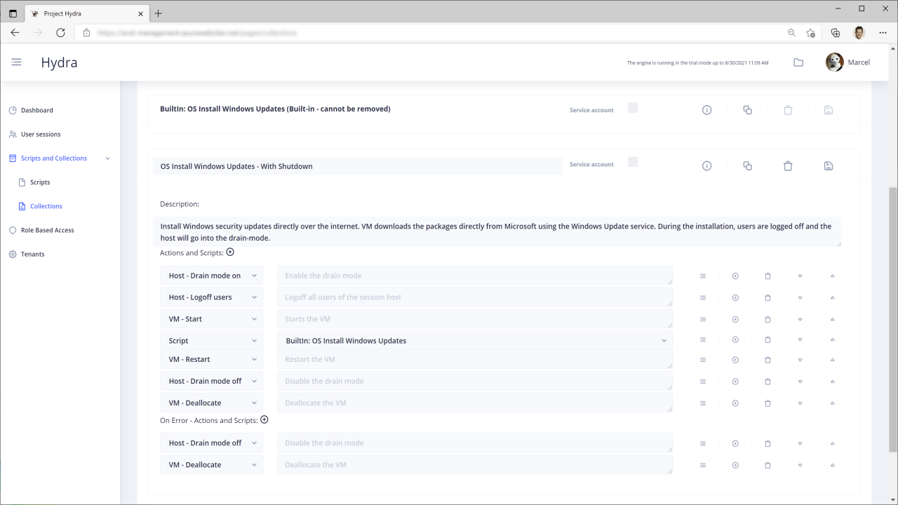 Screenshot of Hydra