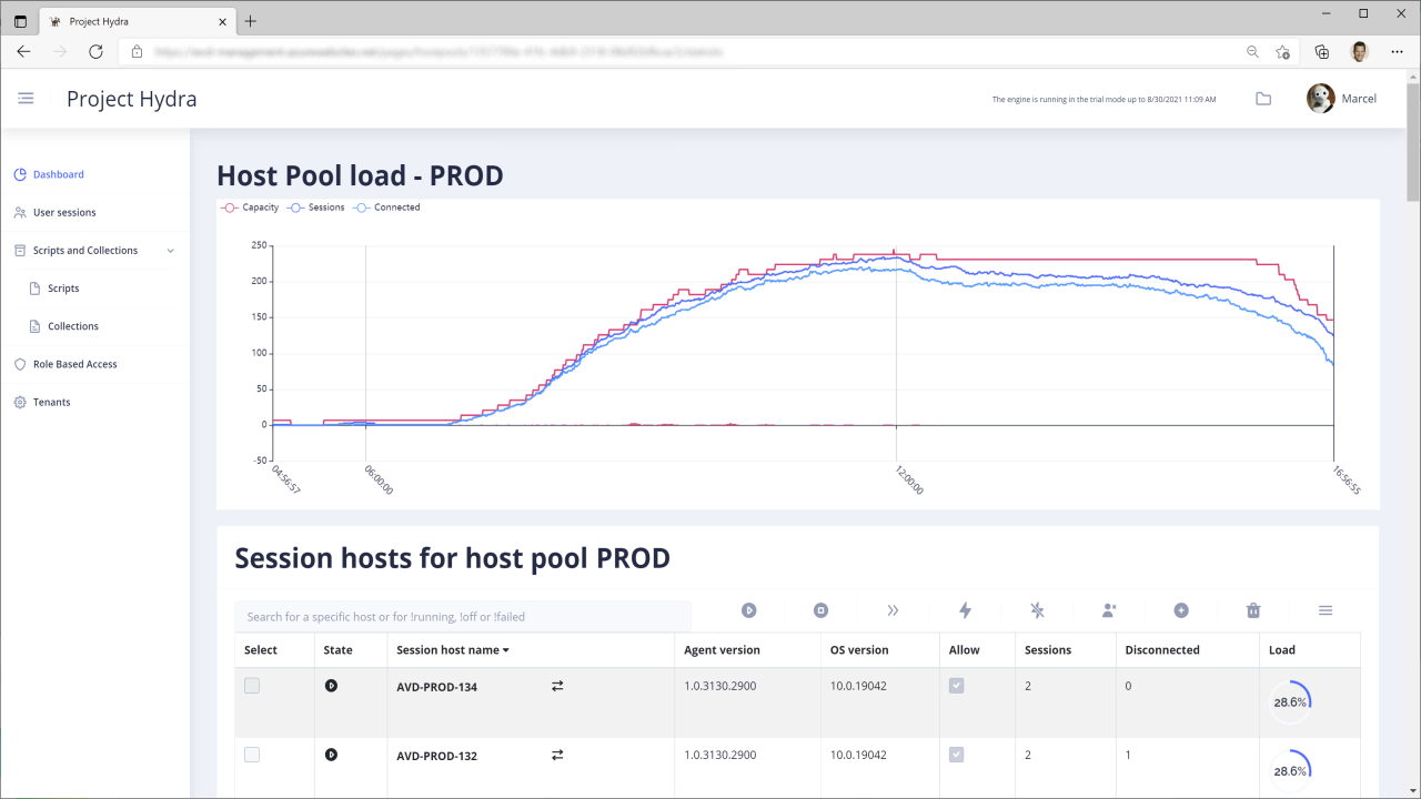 Hydra for Azure Virtual Desktop